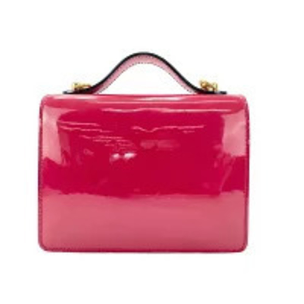 Louis Vuitton Vernis Monceau Handbag Pink